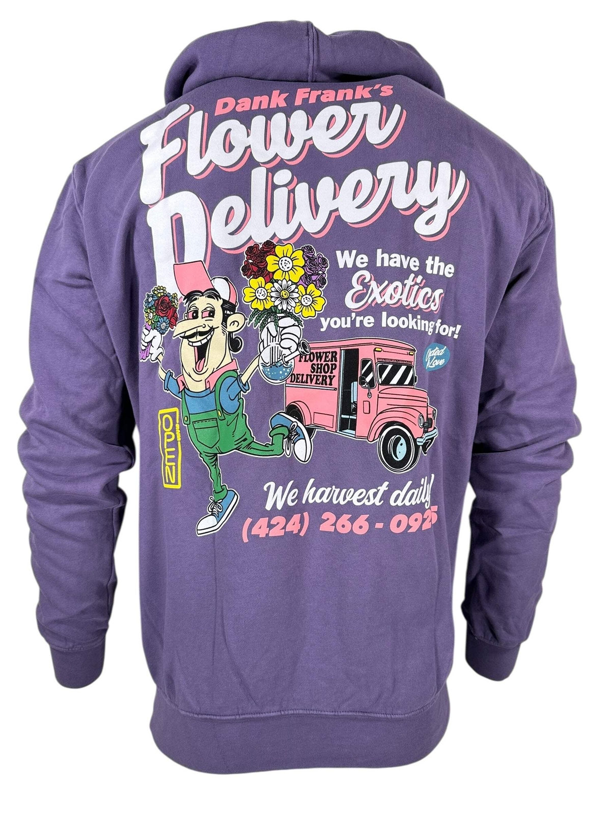 ОТКРЫТАЯ мужская толстовка 925 Dank Franks Унисекс