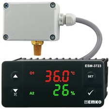 HYGROSTAT Temperaturregler Feuchtigkeitsregler fernsensor Klimaregler 4x relais