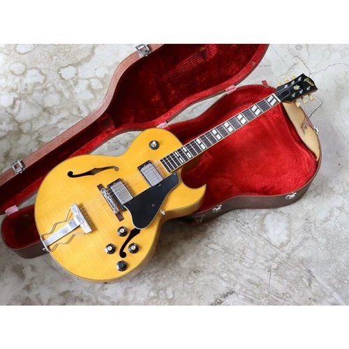 Greco ES-175 Style Jazz Guitar – Vintage MIJ, Upgraded PU, w/ Hard Case