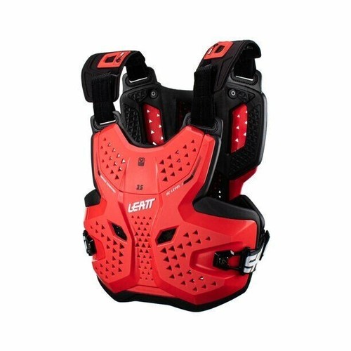 Leatt 3.5 Red Motocross ATV BMX Chest Protector Adult One Size - Picture 1 of 11