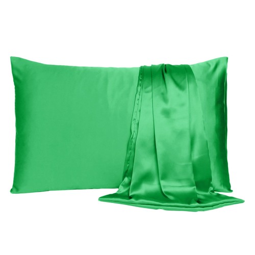 Funda de almohada de seda satinada funda de almohada King Queen estándar cubierta de cojín nueva - Imagen 12 de 251