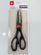 HFT - MULTIPURPOSE SCISSORS STAINLESS HEAVY DUTY BLADES - PVC GRIPS NEW   