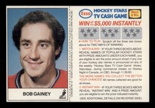1983-84 ESSO HOCKEY STARS TV CASH GAME BOB GAINEY