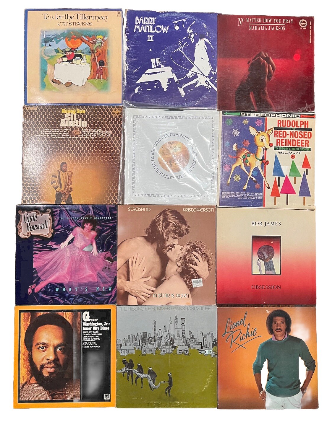 Vinyl Records Lot 17 Rock Jazz Symphony Lionel Manilow Cat Stevens Big Bird-image