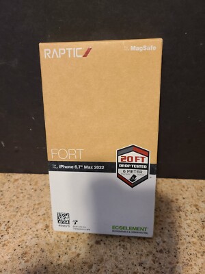 Raptic Fort MagSafe iPhone 6.7'' Max 2022 Case Dropped Test 20Ft New