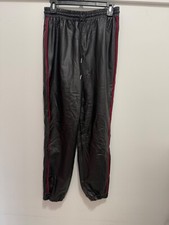 Forever 21 Black Faux Leather Pant Women Size M NEW without tags