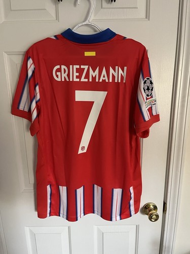 Atletico De Madrid 24/25 Home Replica Shirt, Champions League, Antonio Griezmann