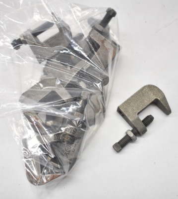 Lot of 10 Wide Jaw Wedge Reversible Top C Clamps 3/8'' Tools Replacements