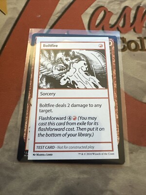 MTG Mystery Booster 2 Test Card Boltfire | eBay MTG Mystery Booster 2 Test Card Boltfire | eBay