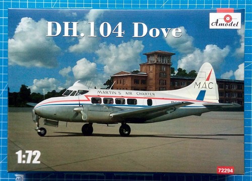 Amodel 72294 - 1/72 'Dove' British Civilian Aircraft (PE parts) scale model kit - Picture 6 of 12