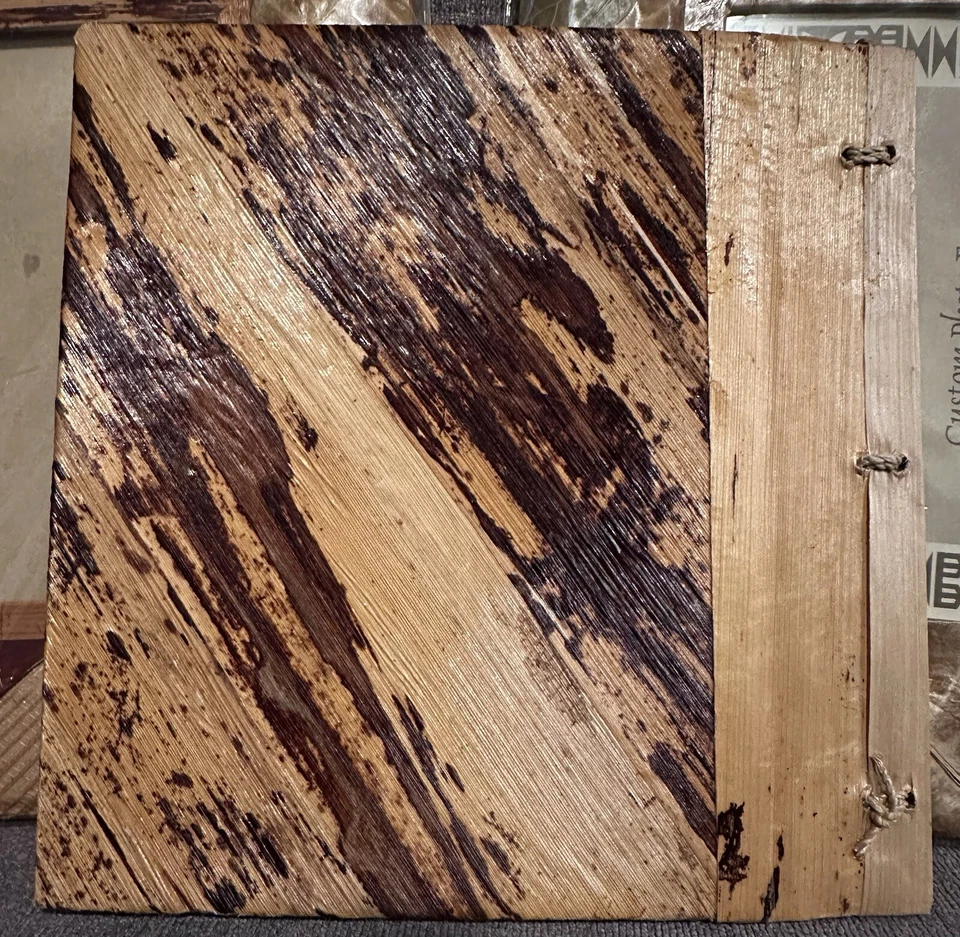 Set Of 3 Vintage Sea Turtle Banana Leaf & Wood Photo Album Scrapbook & 2 Frames - Image 4 of 4