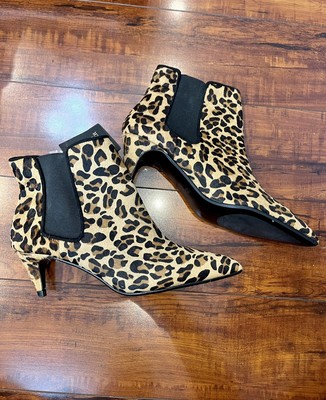 zara leopard boots