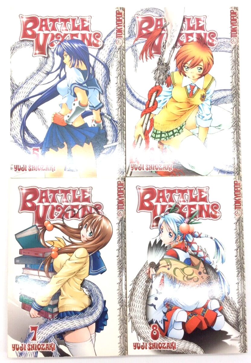 Tokyo Pop BATTLE VIXENS Volumes 1-12 Yuji Shiozaki English Manga