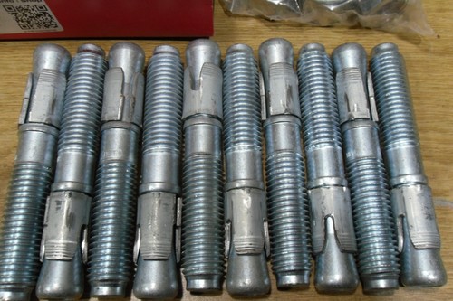 HIlti 3/4" x 4-3/4" LT 10 pcs (Factory-Packed Box) KB3 #282535 Plated Anchor - Picture 3 of 5