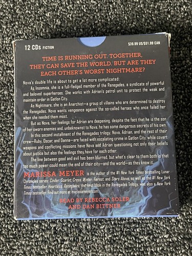 Arch Enemies Audiobook By Marissa Meyer 12 CDs Unabridged Fiction - Picture 5 of 8