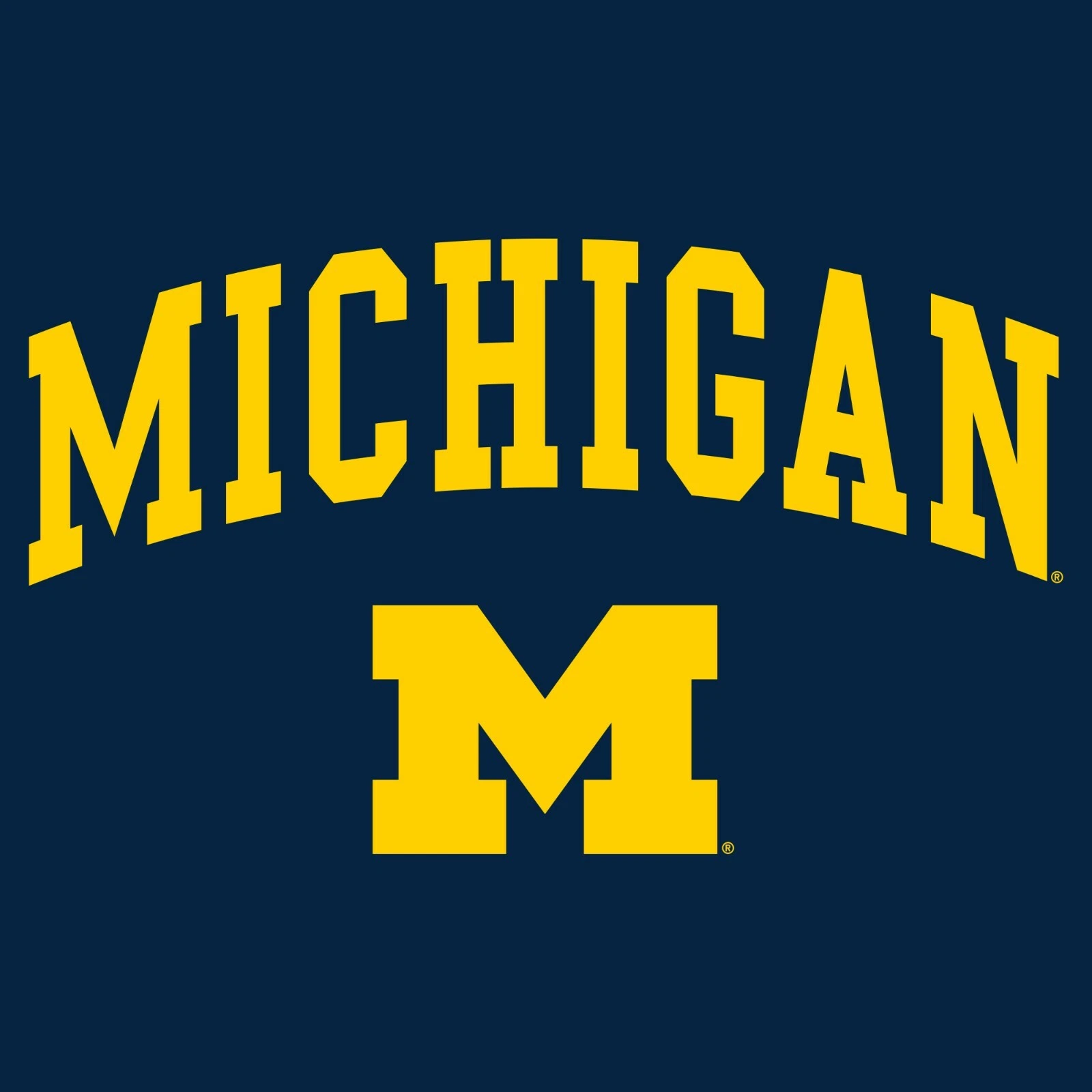 Michigan Wolverines Arch Logo Crewneck Sweatshirt