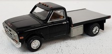 Brekina New Ho 1968 Gmc Sierra Grande Flat Bed Truck In Black Wwood Panel Bed