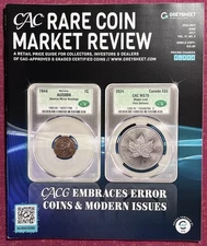 2024 CAC GREYSHEET RARE COIN MARKET REVIEW MAGAZINES MAY JUNE JULY  ERROR MODERN