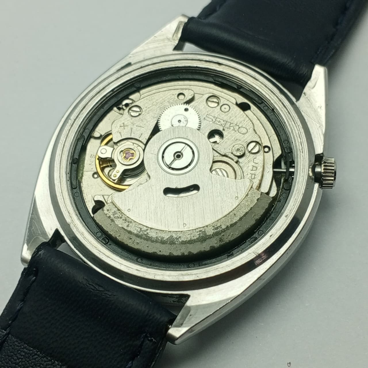Seiko 5 Automatic Railway Time 7009-3040 Day/Date Vintage Men’s Watch image 10