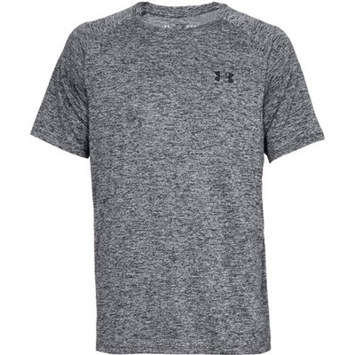 Under Armour 1326413 Men's UA Tech 2.0 Training T-Shirt, Black/Graphite, Medium