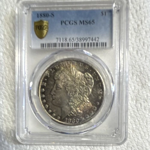 Morgan Dollar 1880-S PCGS MS65 San Francisco $1 Silver Coin Uncirculated