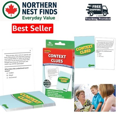 Unlock Reading Comprehension with 52 Context Clues Practice Cards for Teens