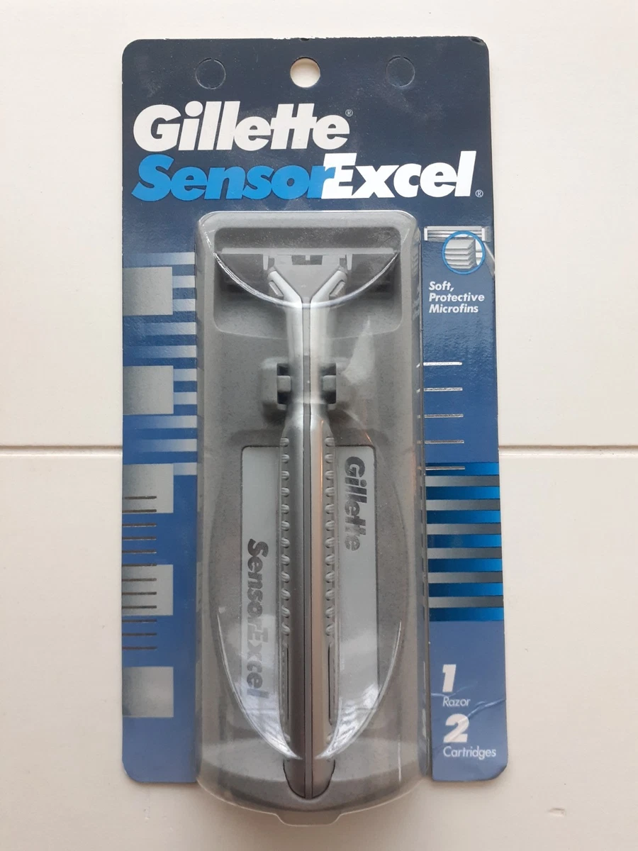 Lames De Rasoir Gillette Sensor Excel - Lot De 50 Lames (5 Packs De 10), Neuves