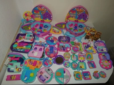 Polly Pocket Schatulle XXL Konvolut Sammlung 20 Stück - Bild 1 von 4