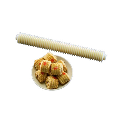 Pineapple Tart Mold Corrugated Rolling Pin Hard Plastic 10''