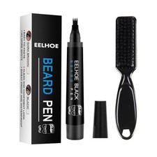Waterproof Beard Pencil Filler Hair Grower Long Last Moustache Eyebrow Brush Pen