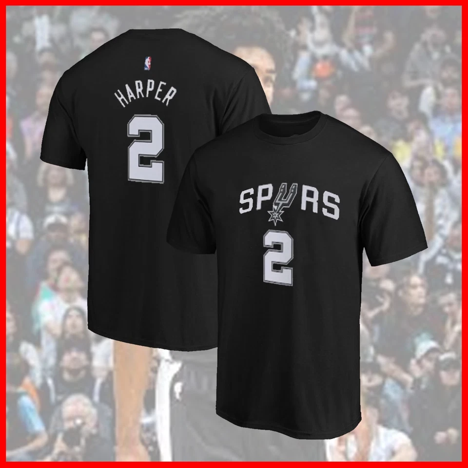 LO ÚLTIMO NUEVO Dylan Harper #2 San Antonio 2025 nombre y número regalo para fan envío rápido Foto 2 de 4