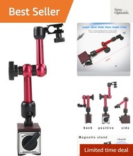 Red Adjustable Magnetic Base Holder for Digital Dial Indicator