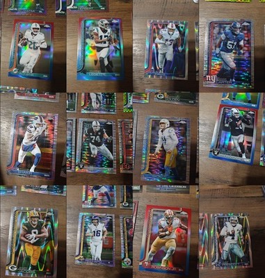 Parallels, 2025 Chrome Football Pick Your Card & Complete Topps