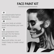 Halloween Face Paint Kit Halloween-themed Cosplay Facial Paint Suit Raves