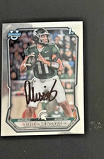 Alessio Milivojevic 2026 1st Bowman U Chrome signed autograph football card MSU
