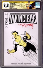 Invincible 1 CGC 9.8 (NM/M) (2021) Blank Convention Variant Signed / Remarked x1