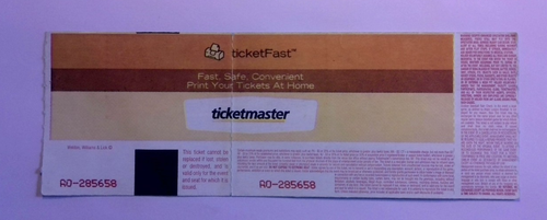 2006 Rob Zombie Ticket Stub Houston Verizon Wireless Theater - Educated Horses T - 第 2/2 張圖片