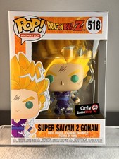Funko Pop! Dragon Ball Z Super Saiyan 2 Gohan GameStop Exclusive +Pop Protector