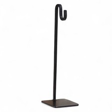 Black Metal Ornament Display Stand 12'' Tall