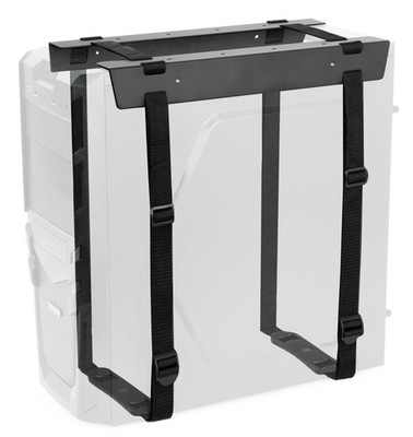 Under-Desk and Wall Mount PC Adjustable Strap and Steel Bracket Holder, Compu...