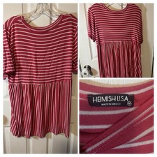 Heimish USA Striped Babydoll Top