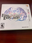 Final Fantasy Explorers Nintendo 3DS Complete Authentic Tested