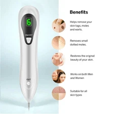 Electric Laser Plasma Pen Mole Removal Dark Spot Remover Skin Wart Tag Tattoo