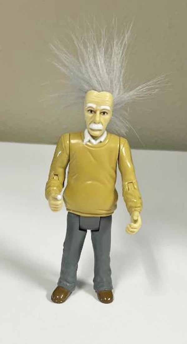 Vintage Albert Einstein Action Figure, 2003, By Accoutrement