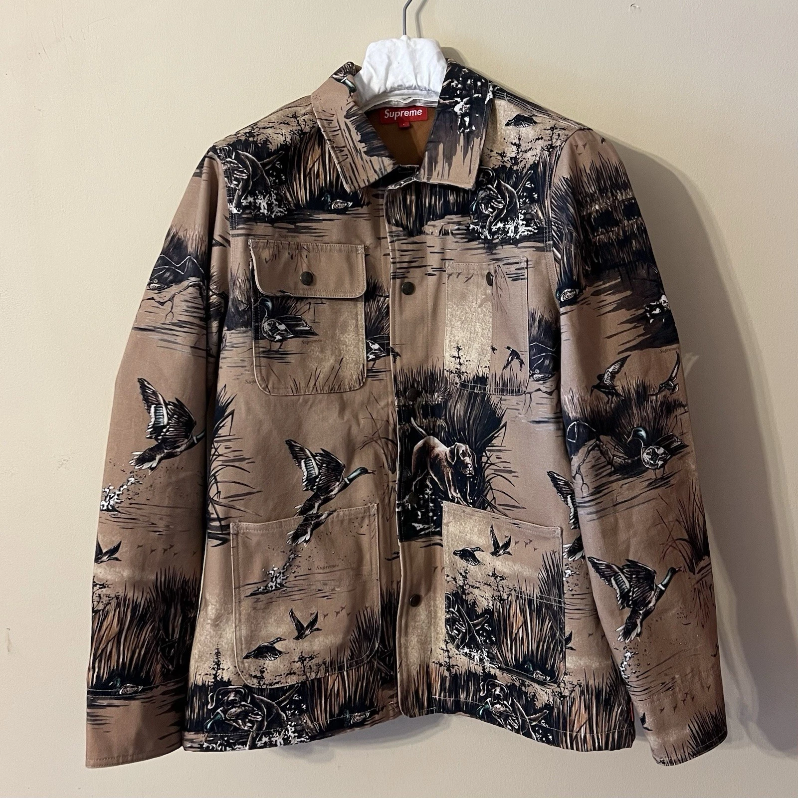 Veste de corvée chasse canard SS12 Supreme taille L marron clair