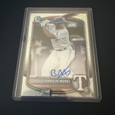 2025 Bowman Chrome Braylin Morel Auto Mojo Refractor BMA-BM