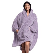 Wearable Blanket Hoodie for Adults Teens - Super Soft Warm, Purple
