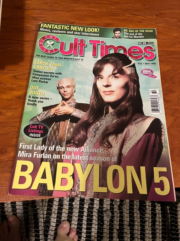 Babylon 5 Magazine Lot 4 Issues Cult Times TV Zone Sci-Fi Entertainment 1998