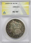 1900-O $1 ANACS AU 50 Morgan Silver Dollar