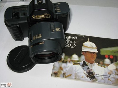 Canon SLR-Kamera T80 Objektiv Zoom Lens AC 35-70 /3,5-4,5 Autofocus (Anleitung) 